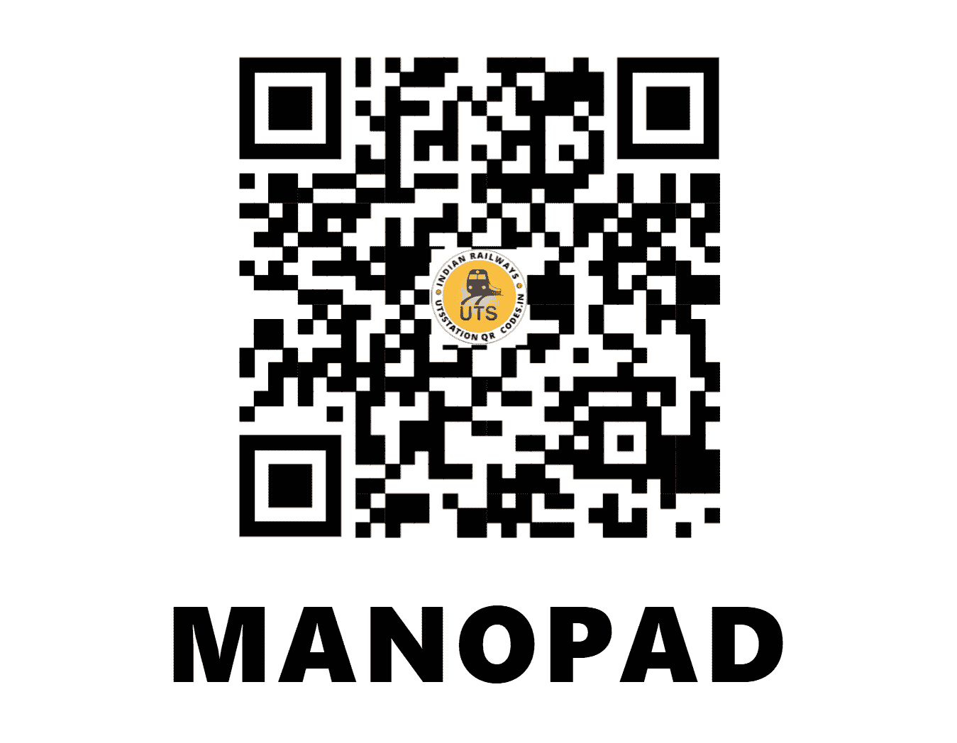 UTS QR Code for MANOPAD - MOA - SC (TELANGANA)