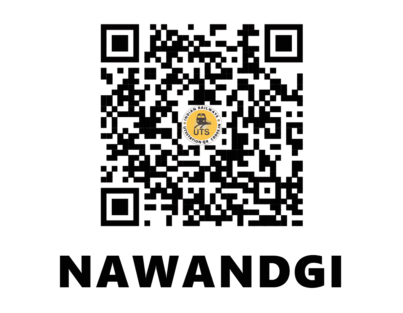 UTS QR Code for NAWANDGI - NAW - SC (TELANGANA)