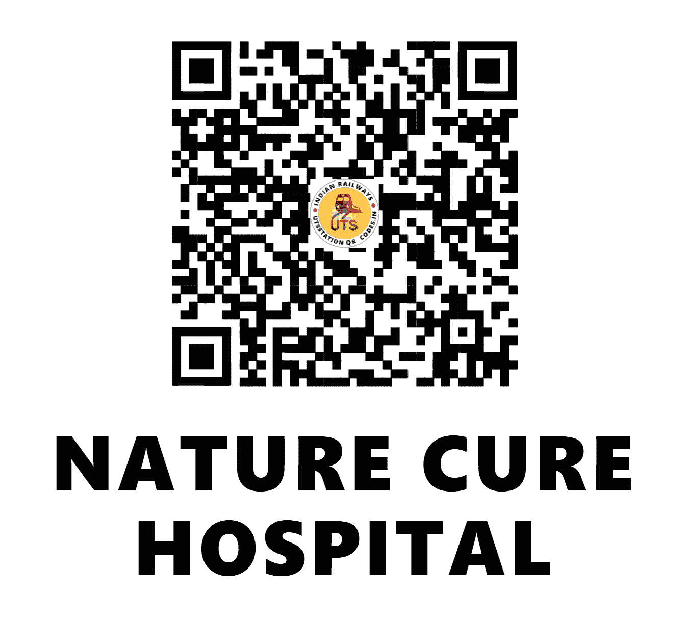 UTS QR Code for NATURE CURE HOSPITAL - NCHS - SC (TELANGANA)