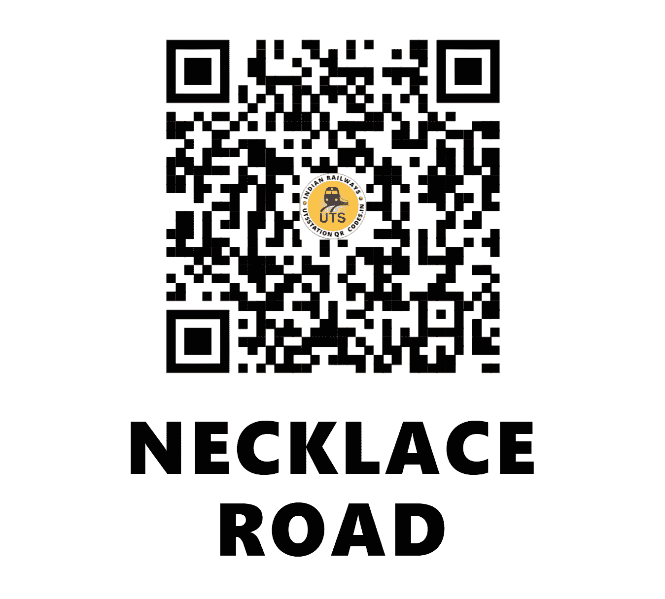 UTS QR Code for NECKLACE ROAD - NLRD - SC (TELANGANA)