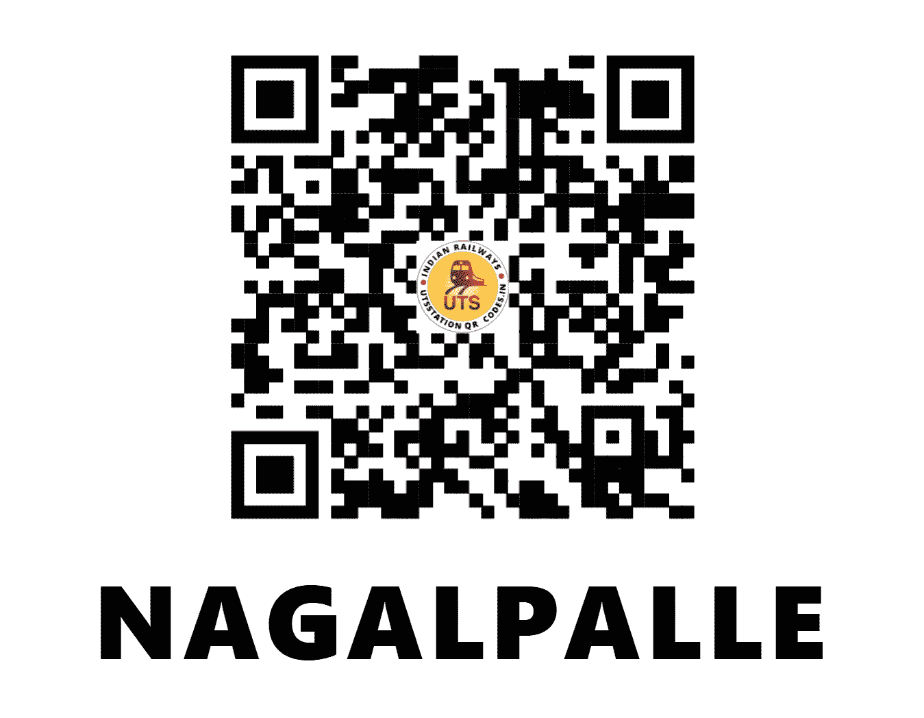 UTS QR Code for NAGALPALLE - NPL - SC (TELANGANA)