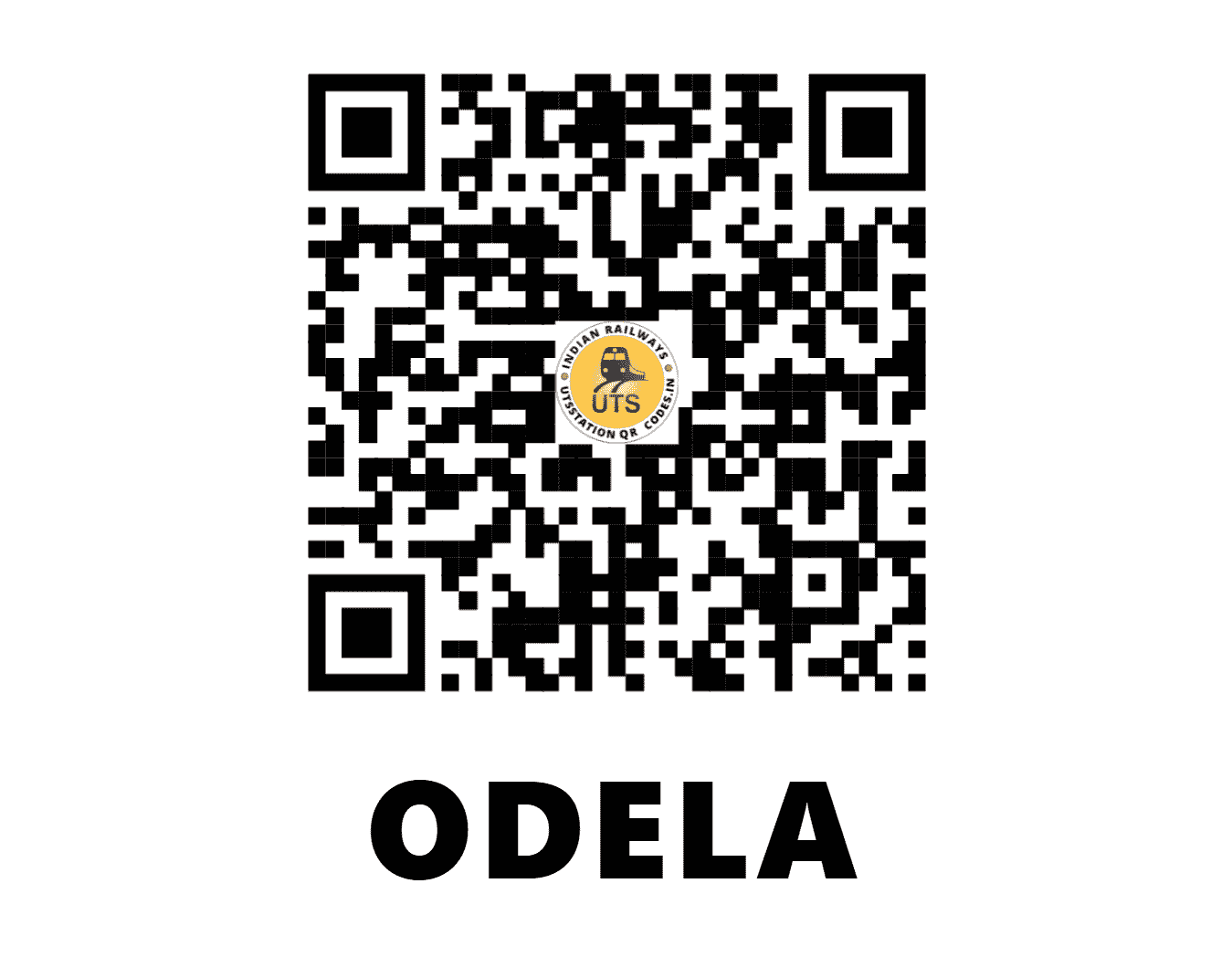 UTS QR Code for ODELA - OEA - SC (TELANGANA)