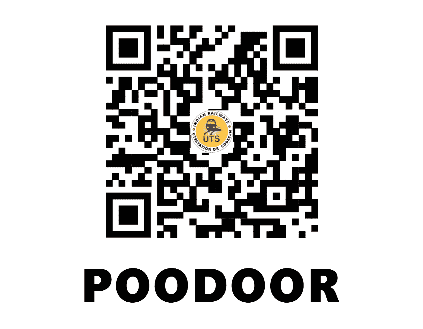 UTS QR Code for POODOOR - PDO - SC (TELANGANA)