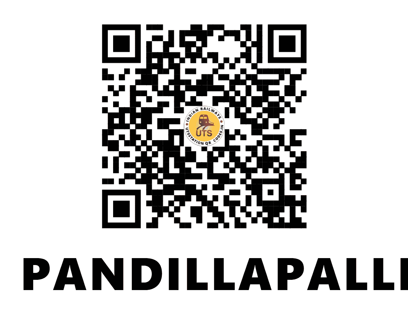 UTS QR Code for PANDILLAPALLI - PNDP - SC (TELANGANA)