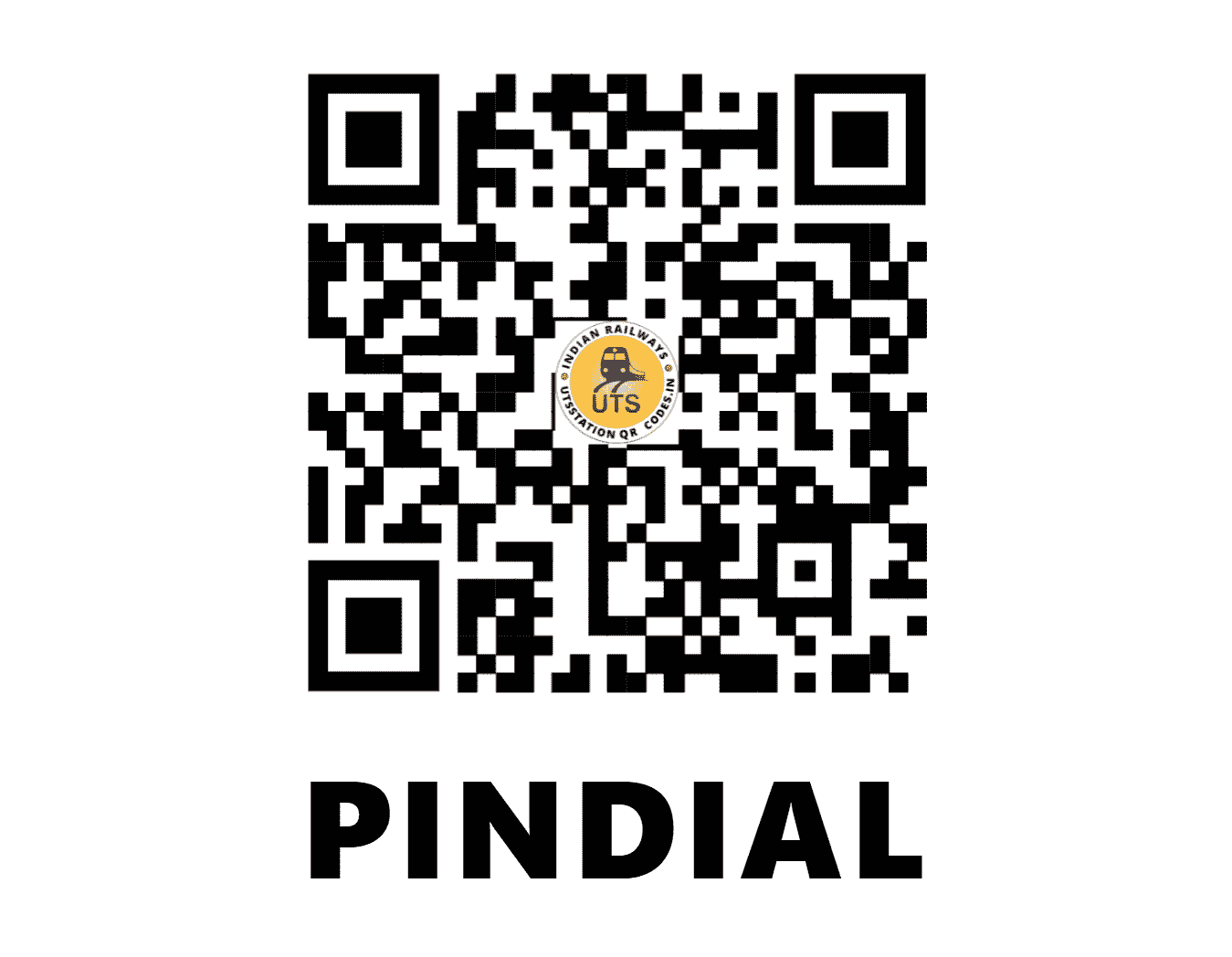 UTS QR Code for PINDIAL - PQL - SC (TELANGANA)