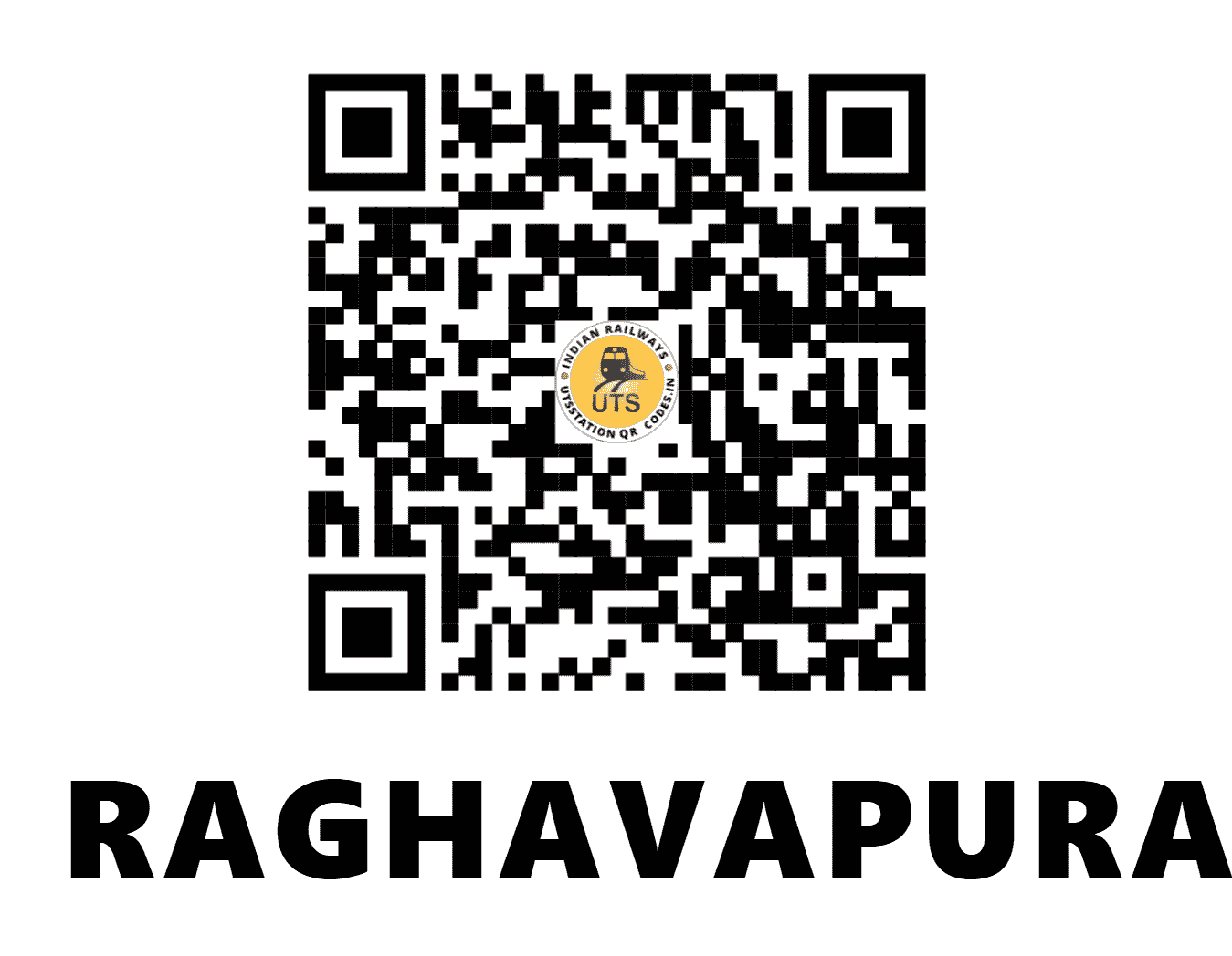 UTS QR Code for RAGHAVAPURAM - RGPM - SC (TELANGANA)