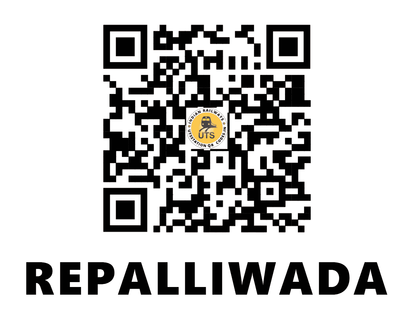 UTS QR Code for REPALLIWADA - RLW - SC (TELANGANA)
