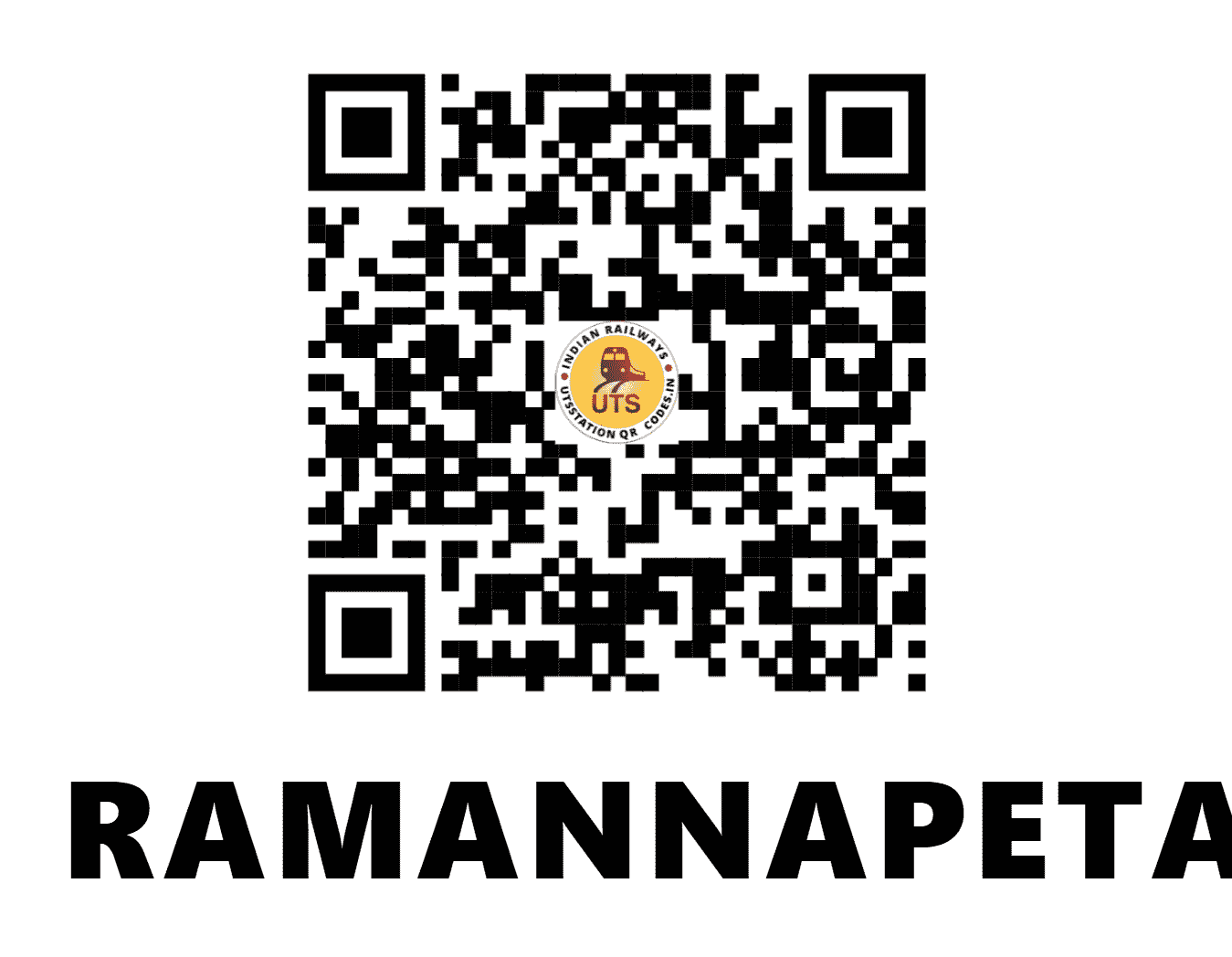 UTS QR Code for RAMANNAPETA - RMNP - SC (TELANGANA)