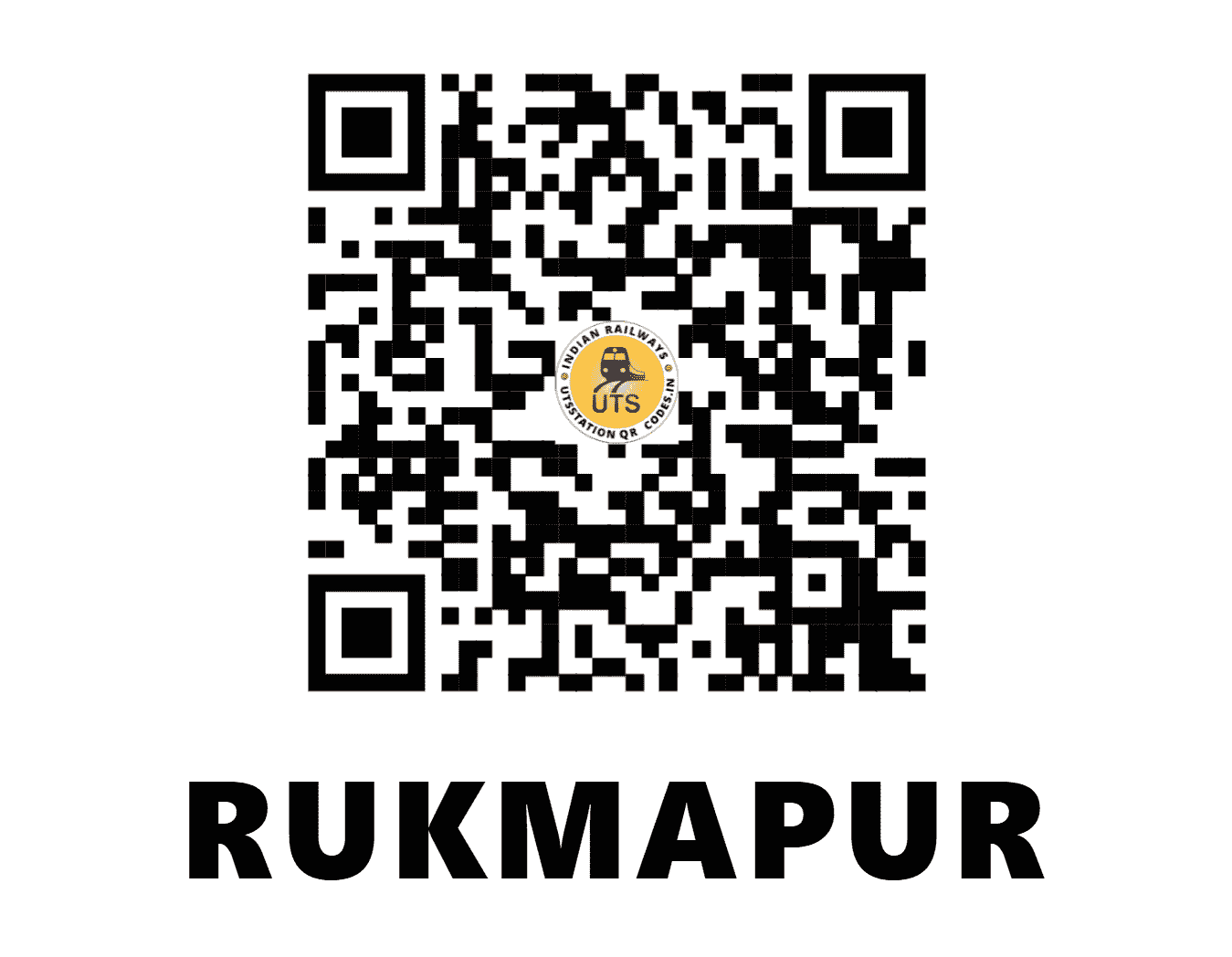 UTS QR Code for RUKMAPUR - RMY - SC (TELANGANA)