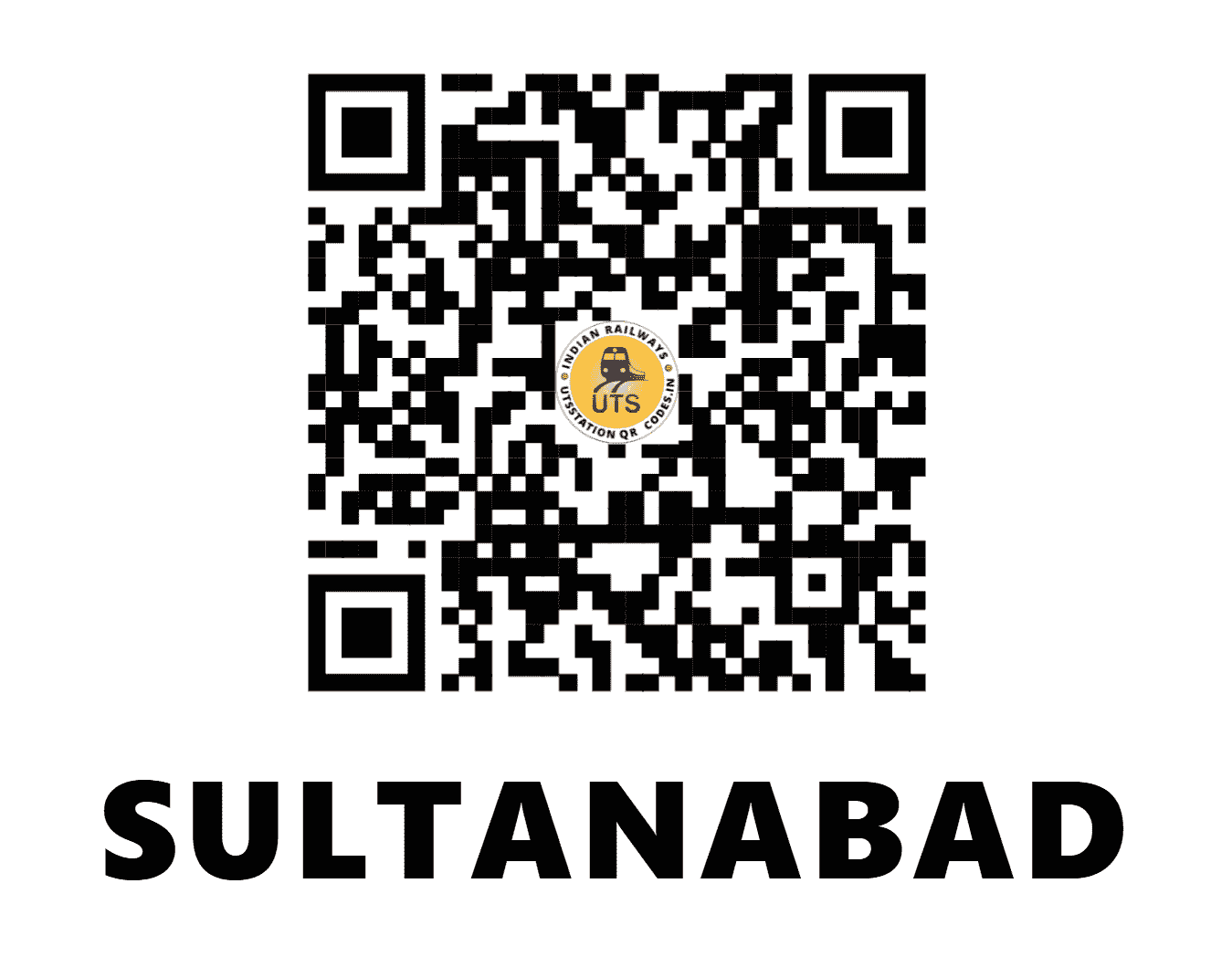 UTS QR Code for SULTANABAD - STBD - SC (TELANGANA)