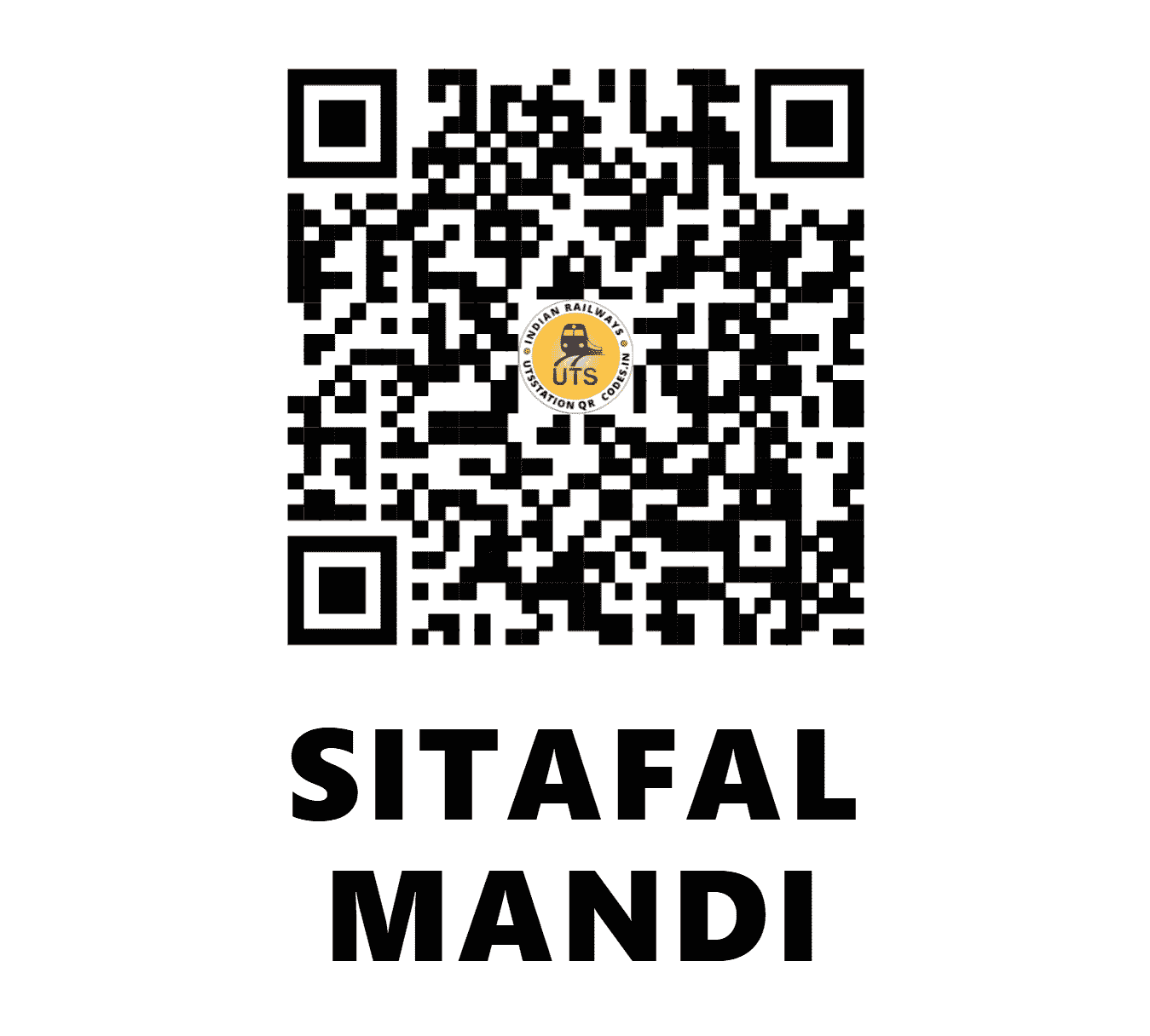 UTS QR Code for SITAFAL MANDI - STPD - SC (TELANGANA)