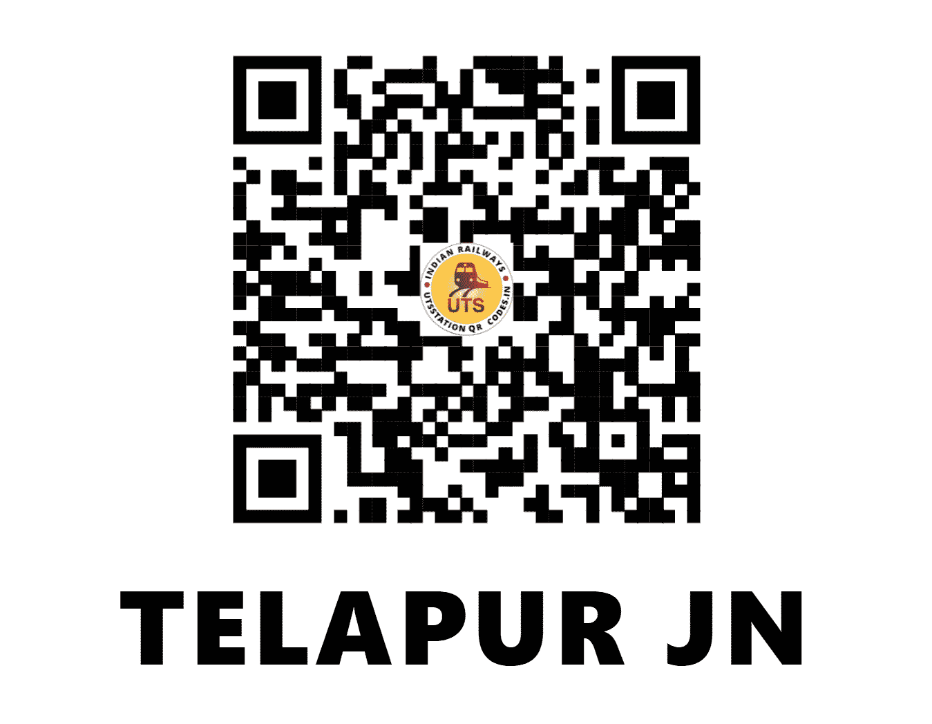UTS QR Code for TELAPUR JN - TLPR - SC (TELANGANA)