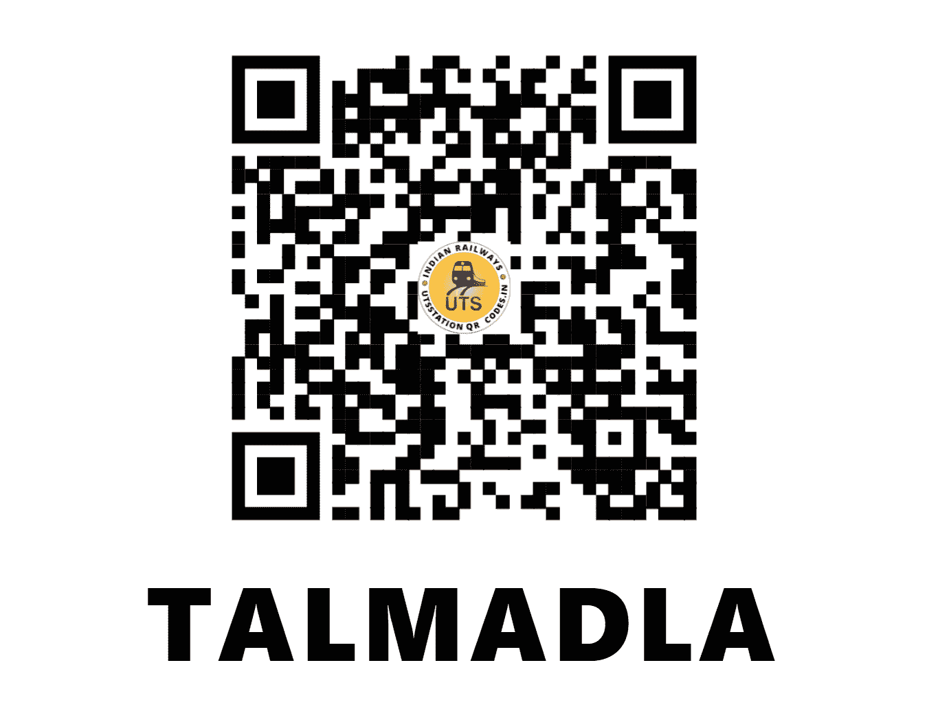 UTS QR Code for TALMADLA - TMD - SC (TELANGANA)