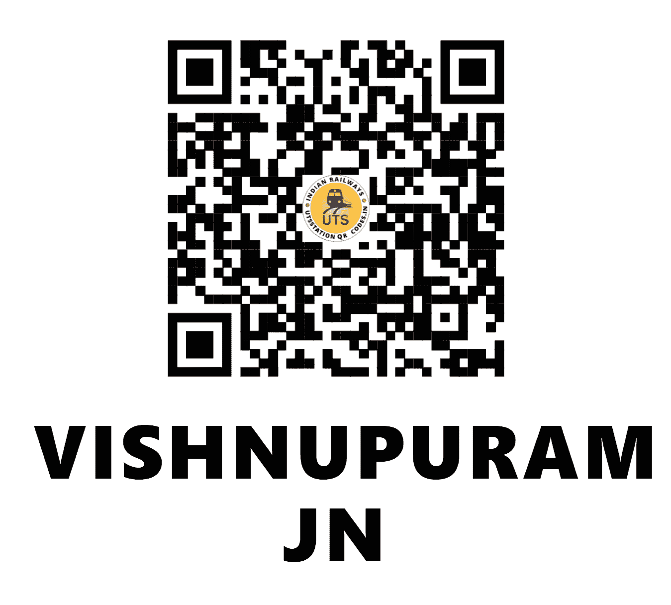 UTS QR Code for VISHNUPURAM JN - VNUP - SC (TELANGANA)