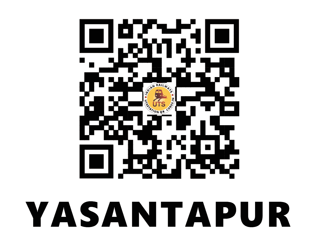 UTS QR Code for YASANTAPUR - YSPM - SC (TELANGANA)