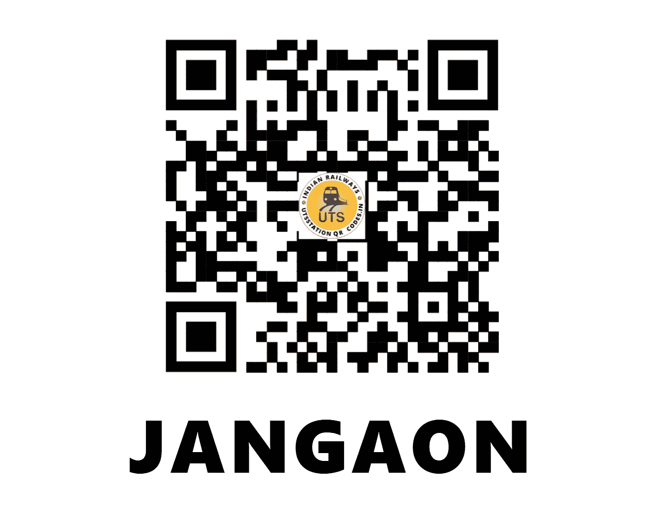 UTS QR Code for JANGAON - ZN - SC (TELANGANA)