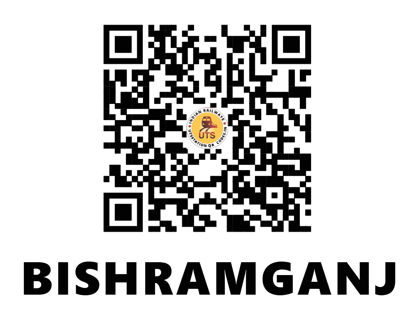 UTS QR Code for BISHRAMGANJ - BHRM - NF (TRIPURA)