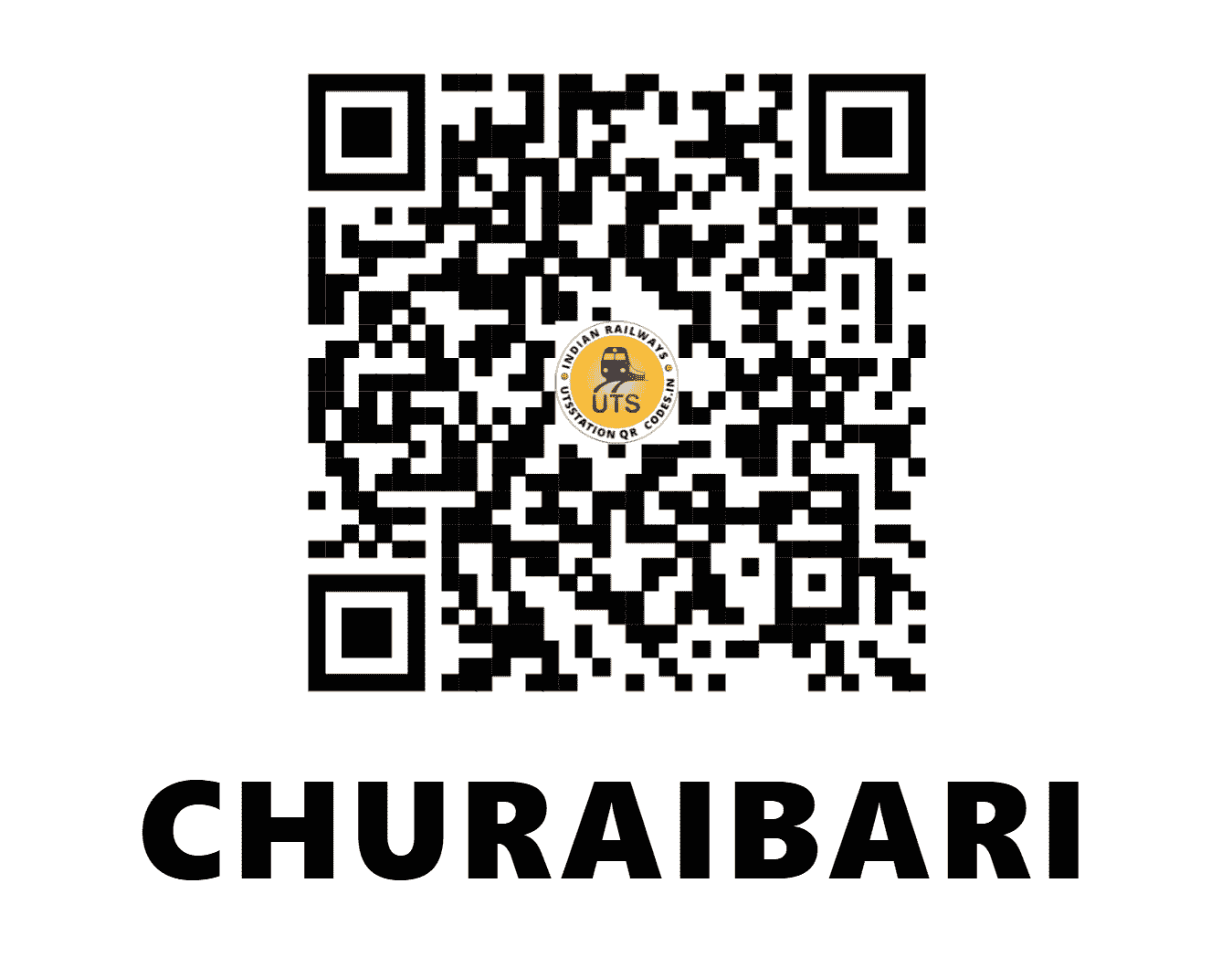 UTS QR Code for CHURAIBARI - CBZ - NF (TRIPURA)