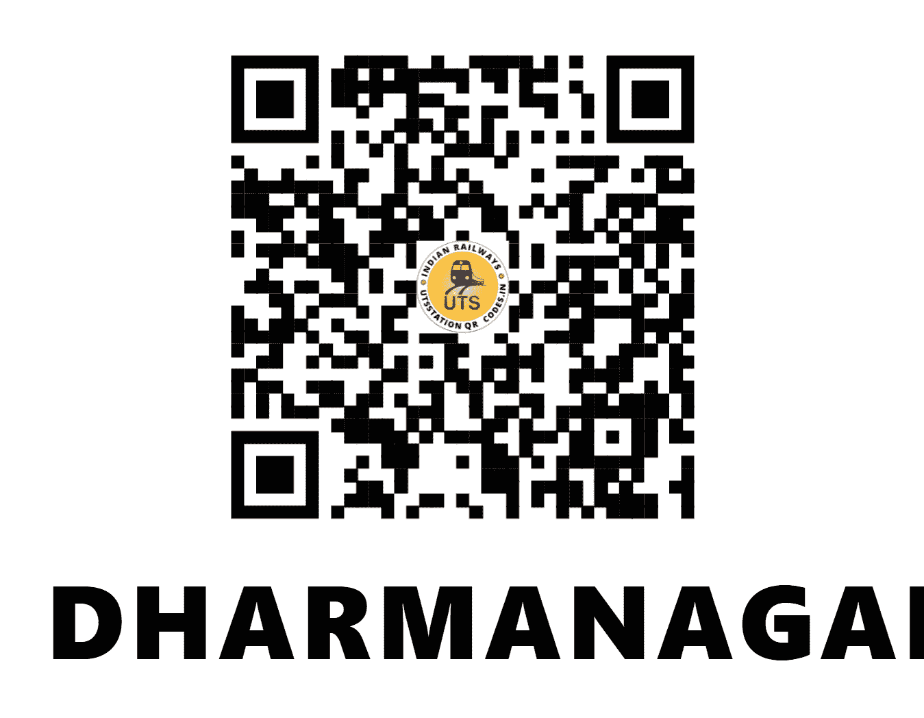 UTS QR Code for DHARMANAGAR - DMR - NF (TRIPURA)