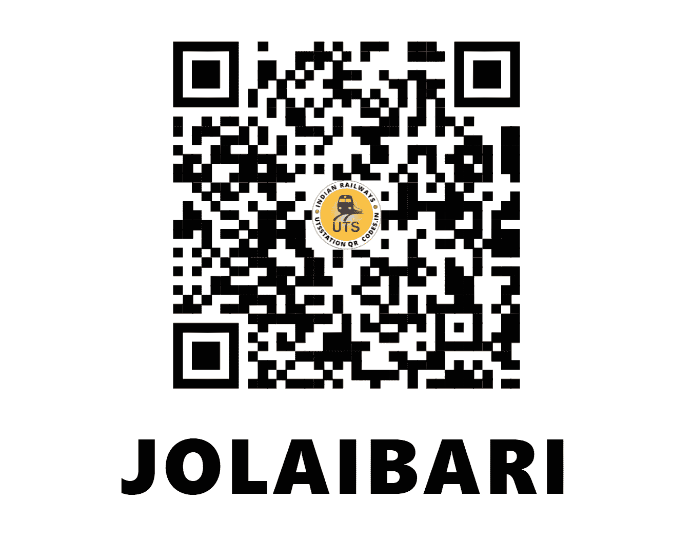 UTS QR Code for JOLAIBARI - JIBI - NF (TRIPURA)