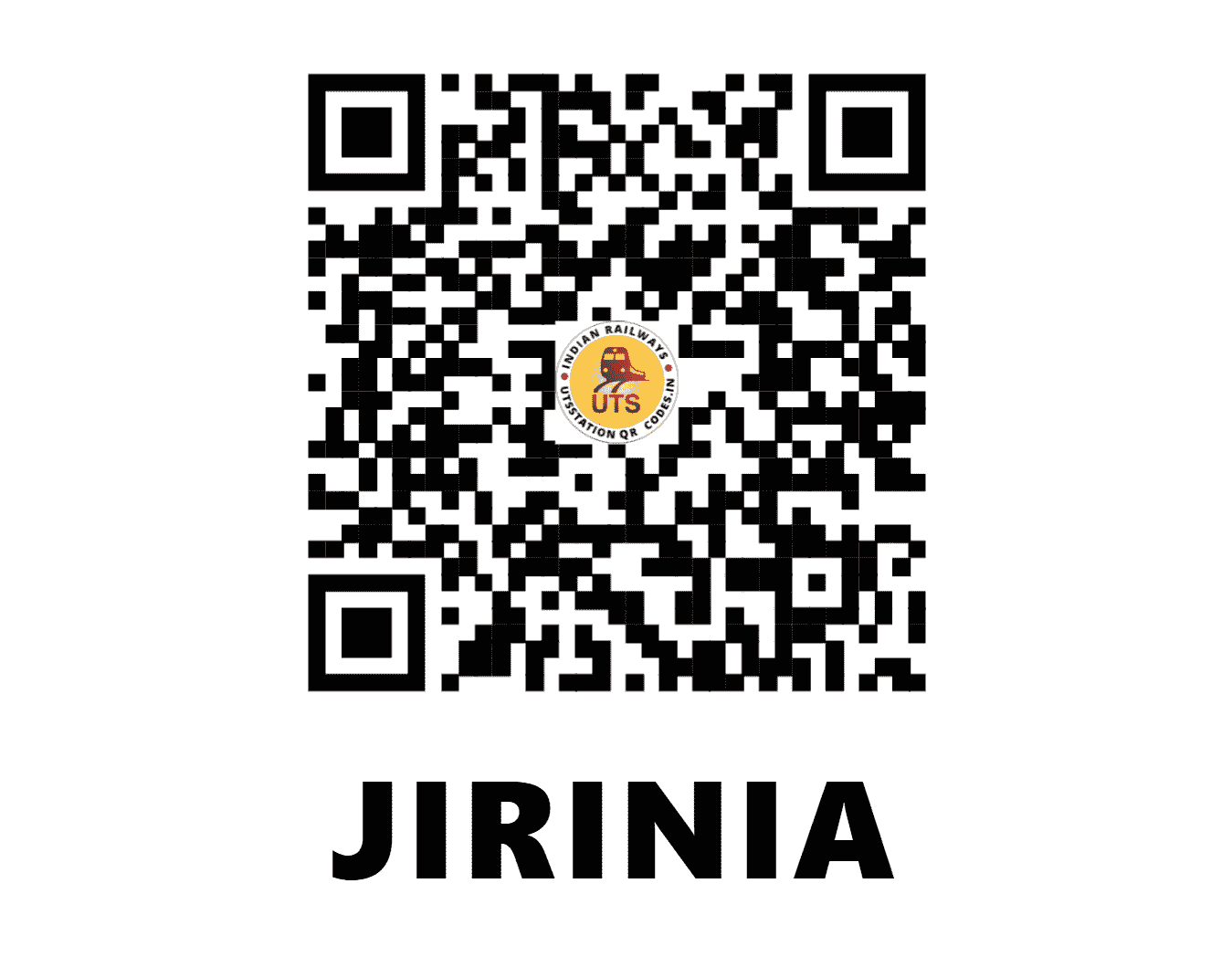 UTS QR Code for JIRINIA - JRNA - NF (TRIPURA)