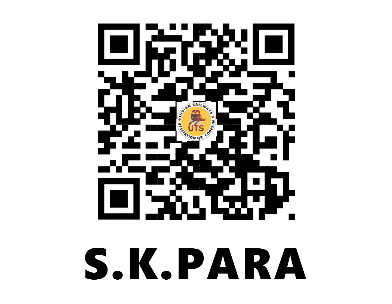 UTS QR Code for S.K.PARA - SKAP - NF (TRIPURA)