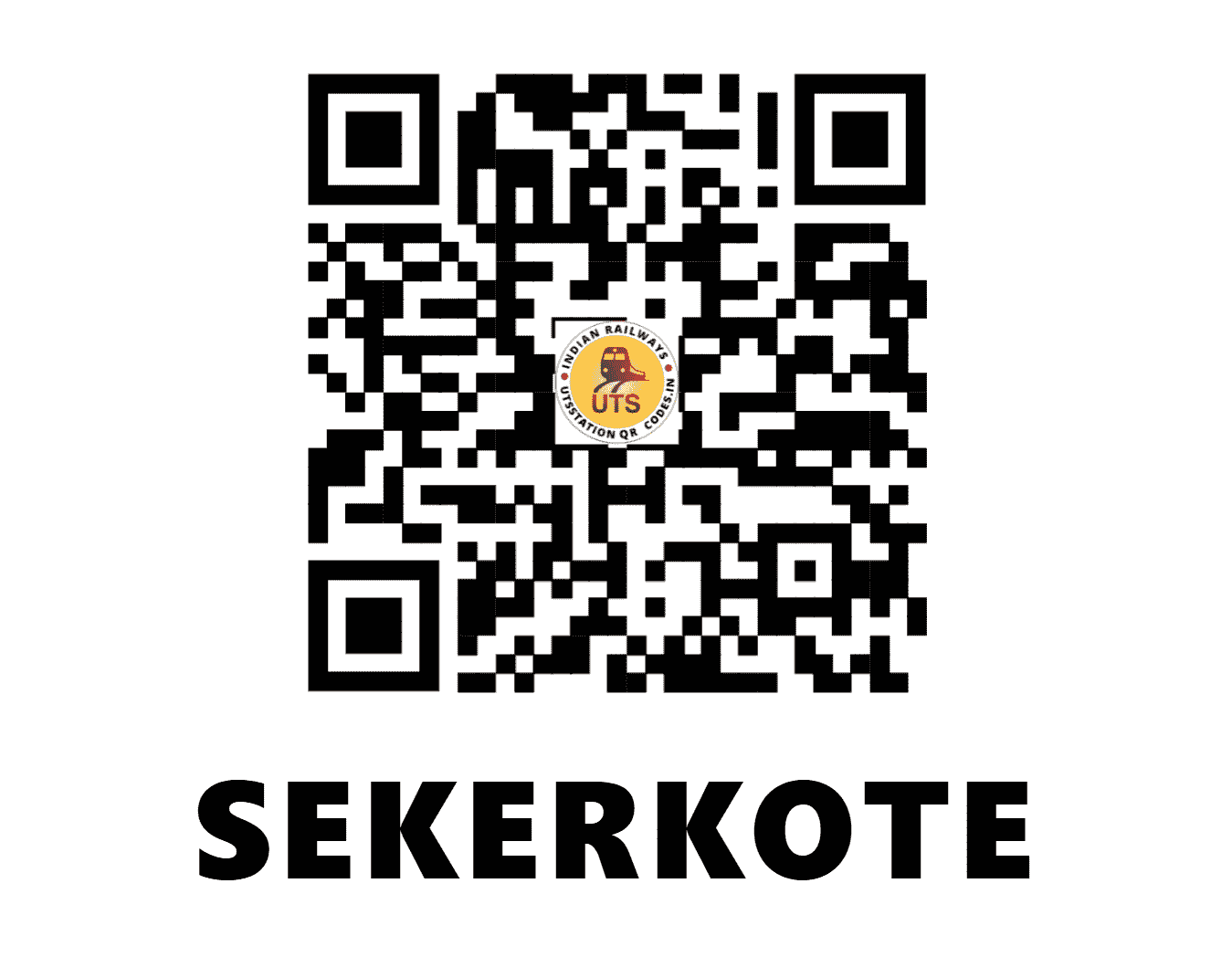 UTS QR Code for SEKERKOTE - SKKE - NF (TRIPURA)