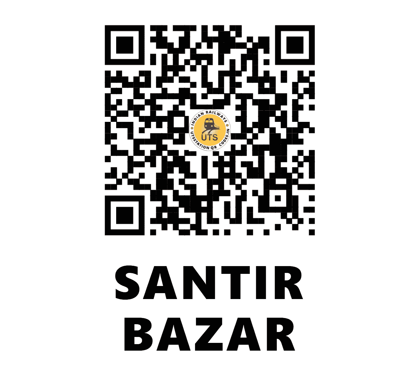 UTS QR Code for SANTIR BAZAR - STRB - NF (TRIPURA)