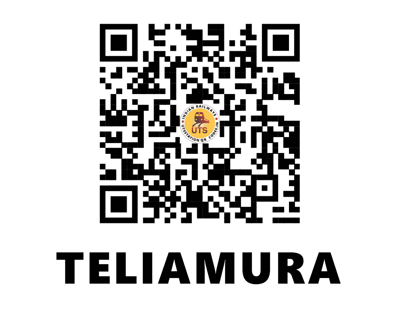 UTS QR Code for TELIAMURA - TLMR - NF (TRIPURA)