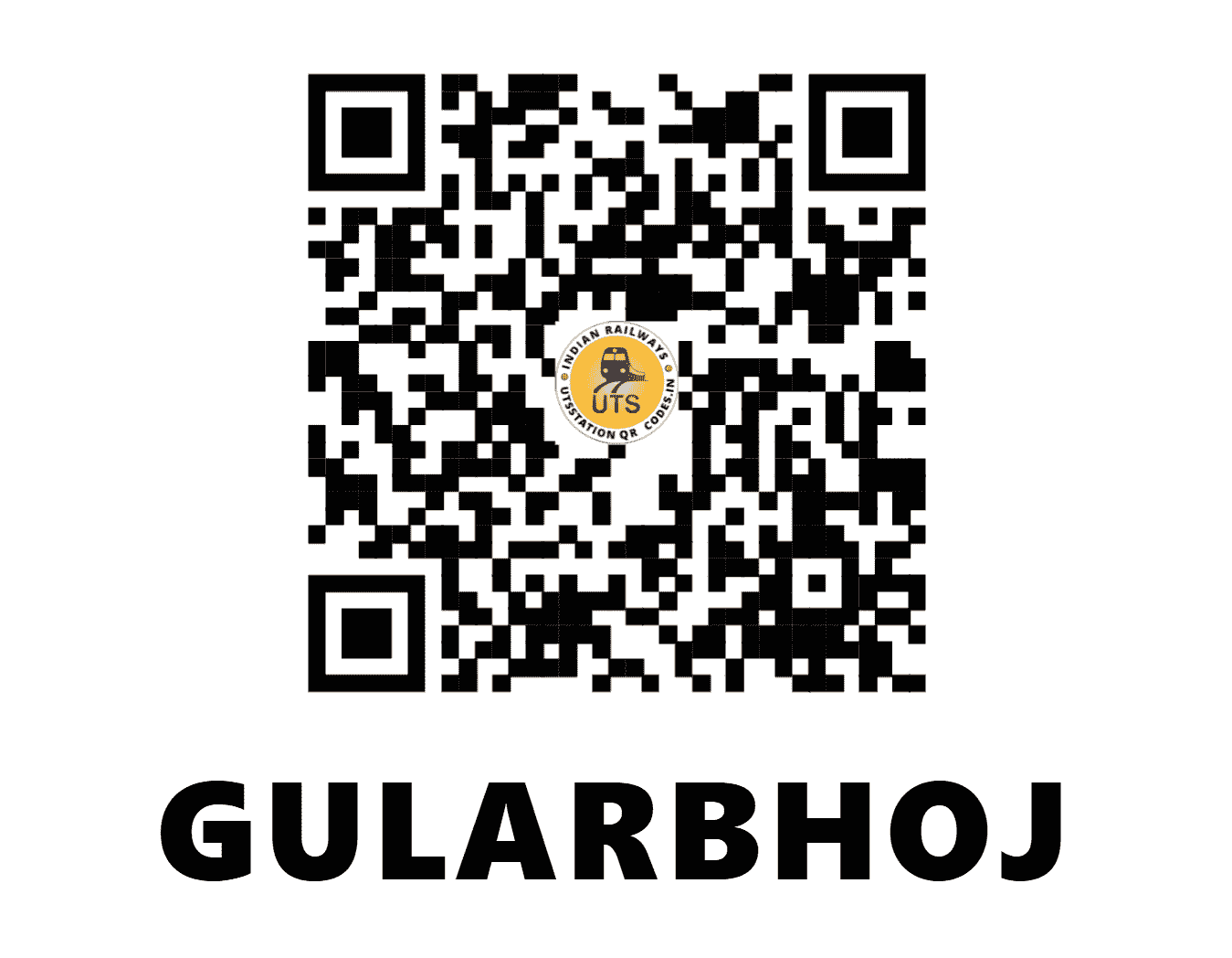 UTS QR Code for GULARBHOJ - GUB - NE (UTTARAKHAND)