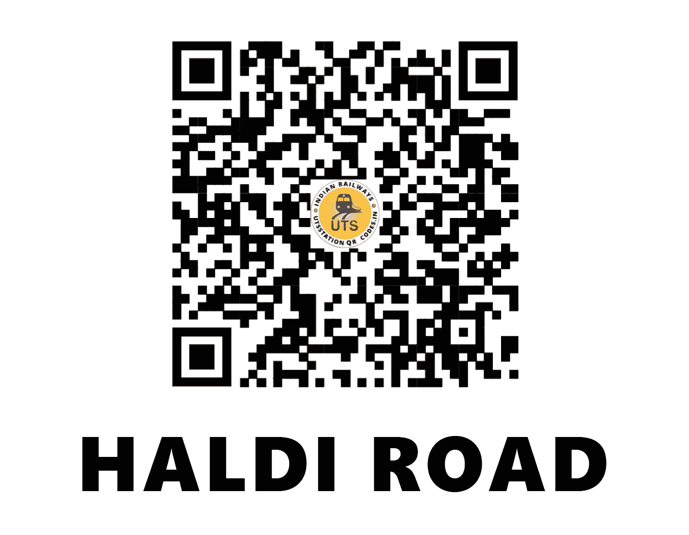 UTS QR Code for HALDI ROAD - HLDD - NE (UTTARAKHAND)