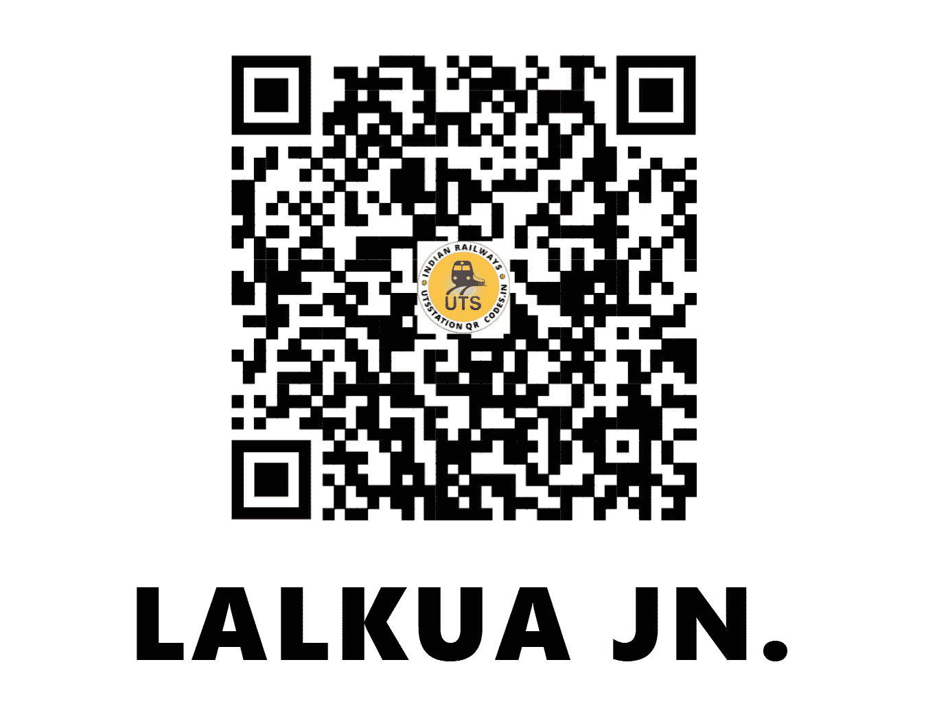 UTS QR Code for LALKUA JN. - LKU - NE (UTTARAKHAND)