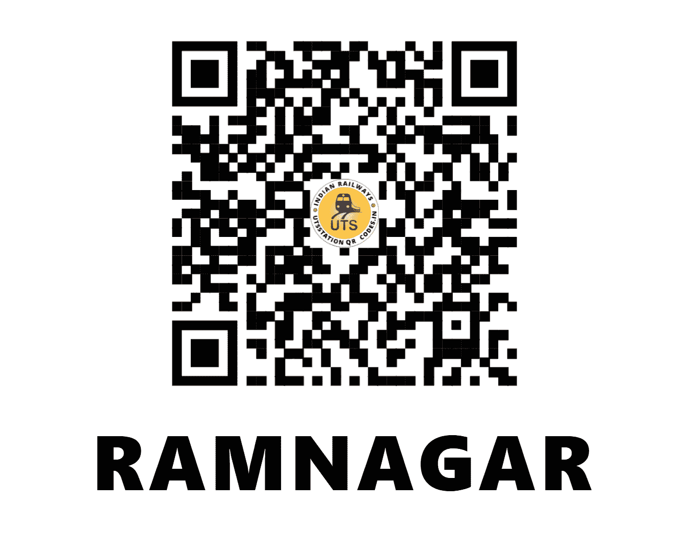 UTS QR Code for RAMNAGAR - RMR - NE (UTTARAKHAND)