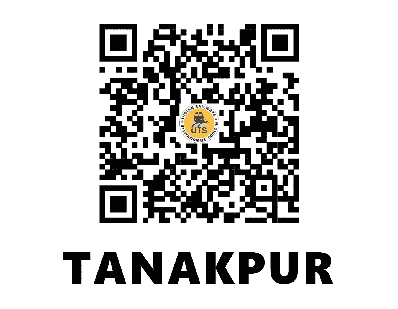 UTS QR Code for TANAKPUR - TPU - NE (UTTARAKHAND)