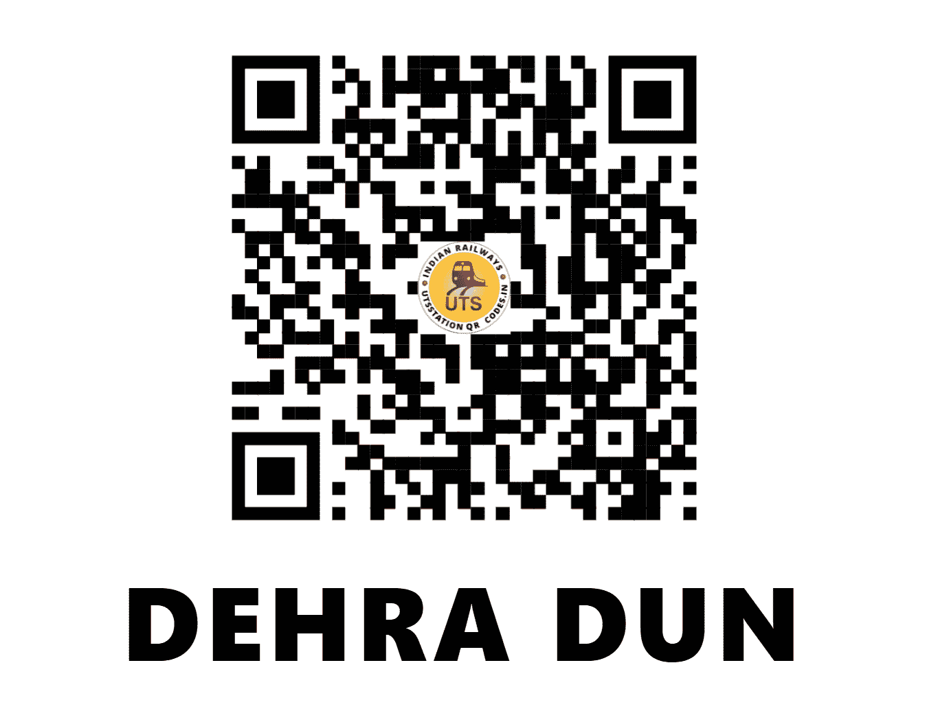 UTS QR Code for DEHRA DUN - DDN - NR (UTTARAKHAND)