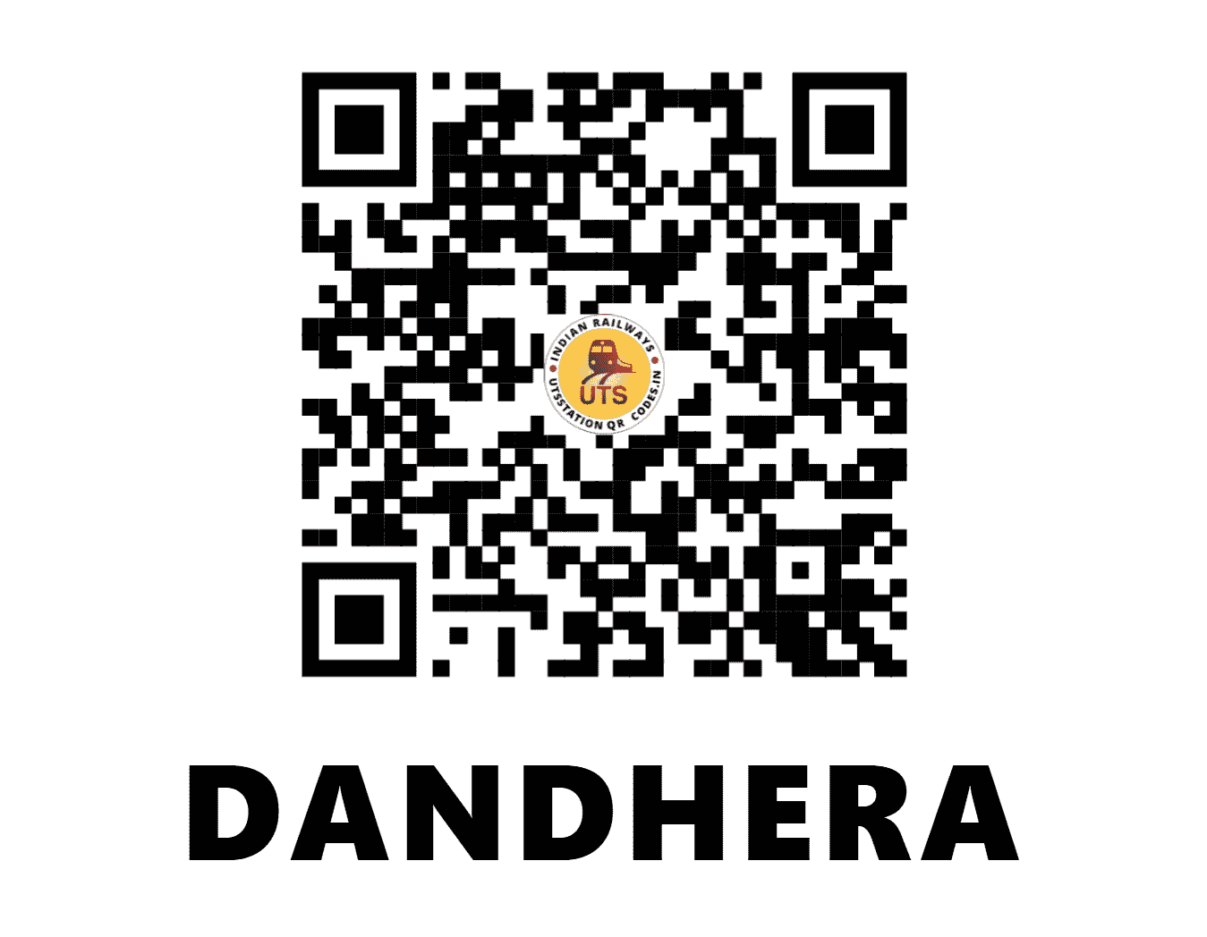 UTS QR Code for DANDHERA - DNRA - NR (UTTARAKHAND)