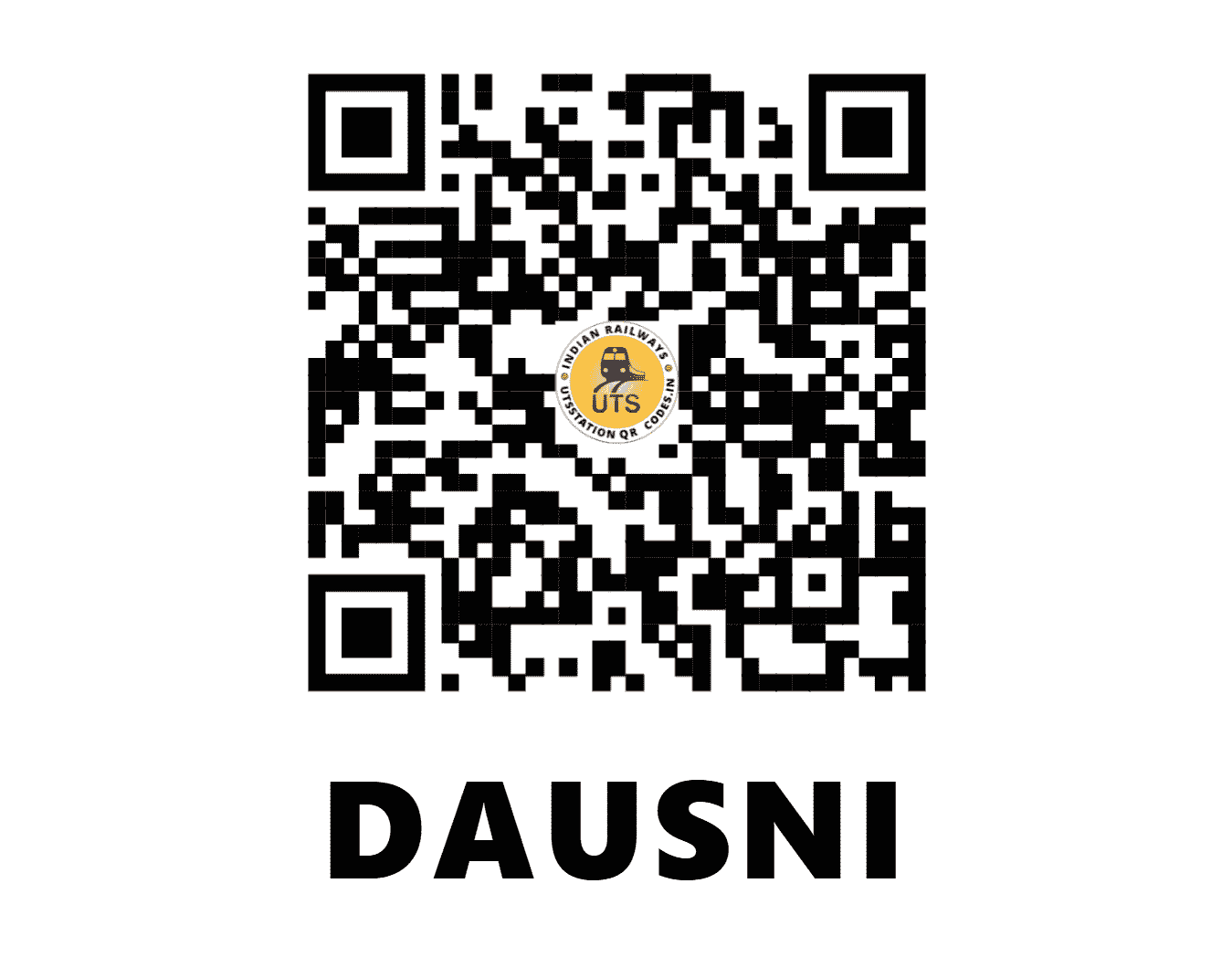 UTS QR Code for DAUSNI - DSNI - NR (UTTARAKHAND)