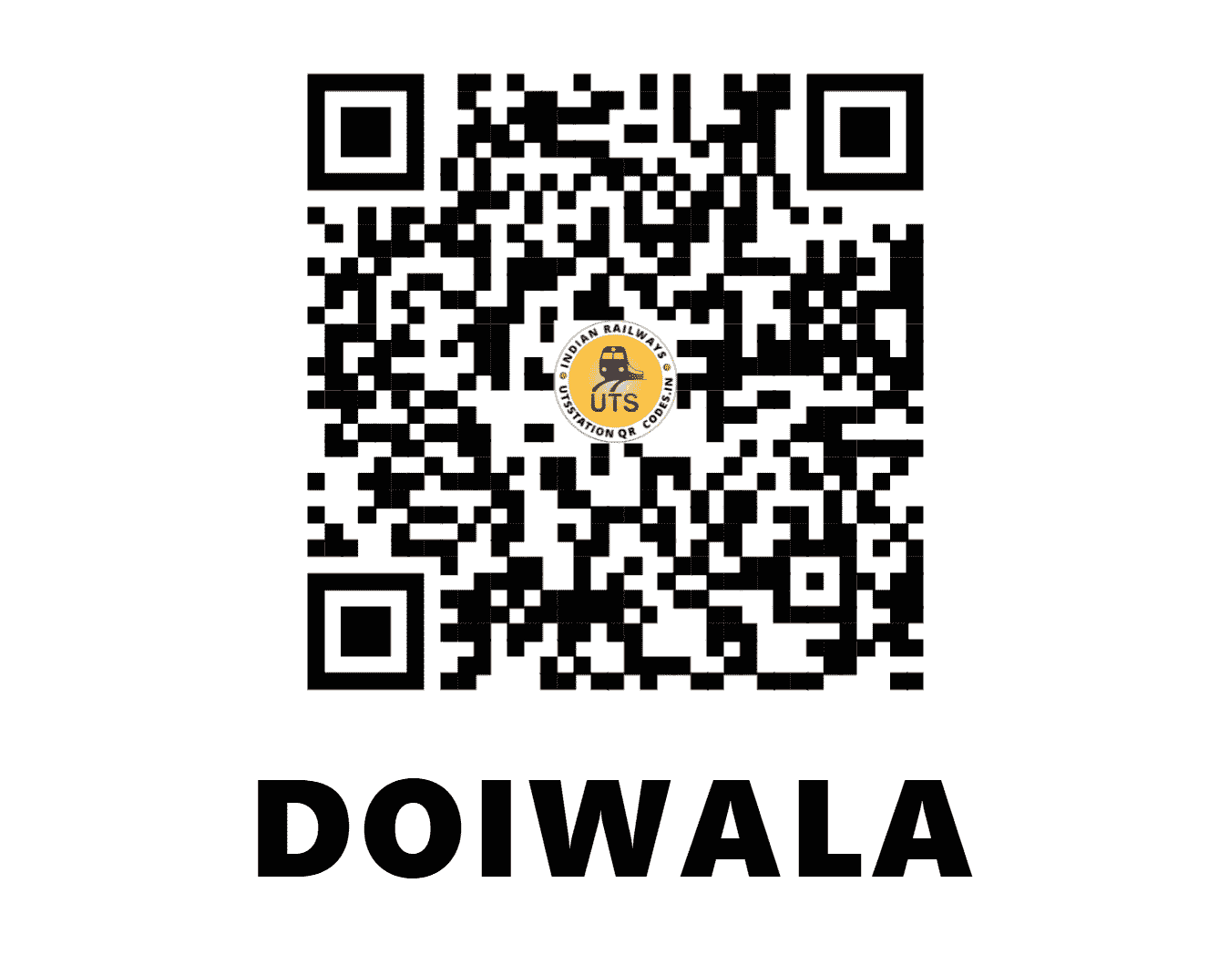 UTS QR Code for DOIWALA - DWO - NR (UTTARAKHAND)