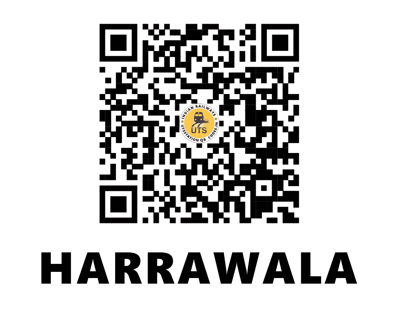 UTS QR Code for HARRAWALA - HRW - NR (UTTARAKHAND)