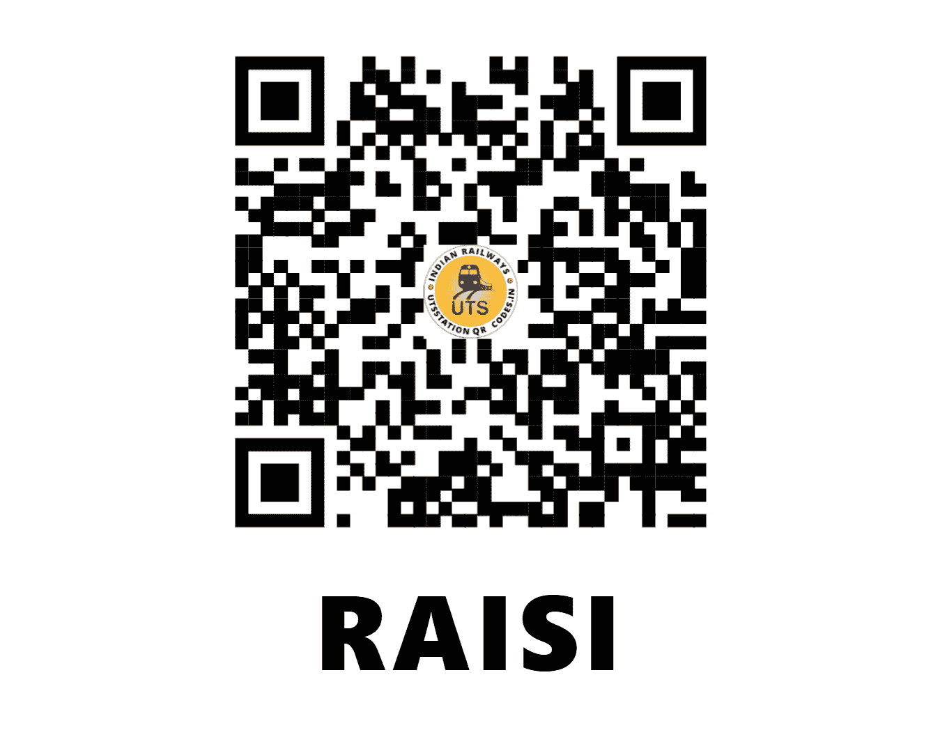 UTS QR Code for RAISI - RSI - NR (UTTARAKHAND)