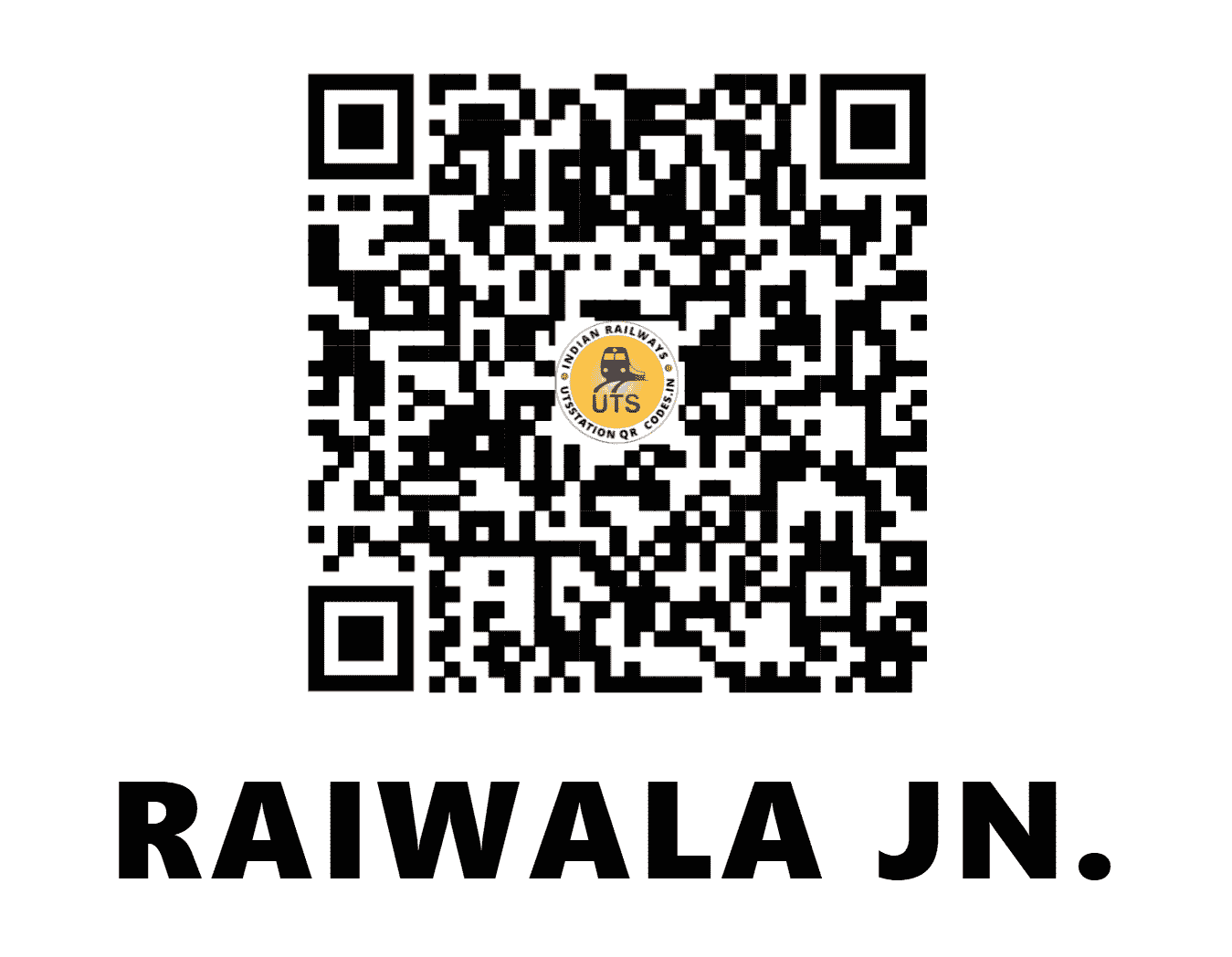 UTS QR Code for RAIWALA JN. - RWL - NR (UTTARAKHAND)