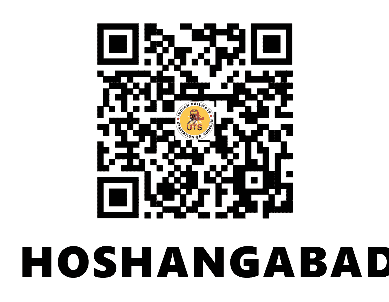 UTS QR Code for HOSHANGABAD - HBD - WC ()