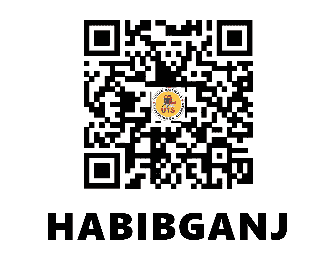 UTS QR Code for HABIBGANJ - HBJ - WC ()