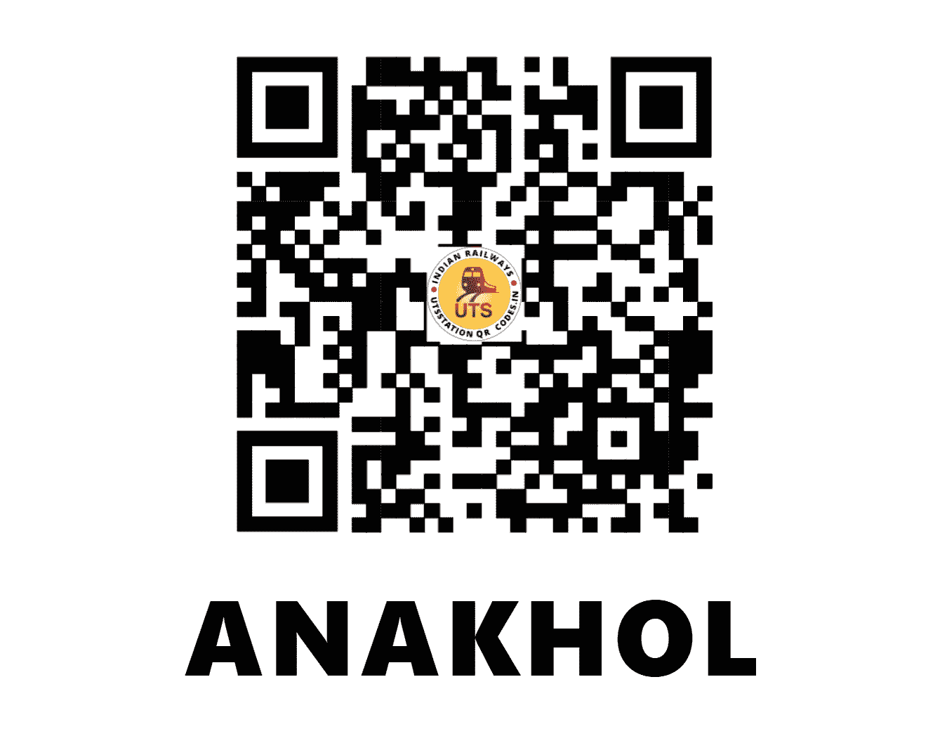 UTS QR Code for ANAKHOL - AKL - WR ()