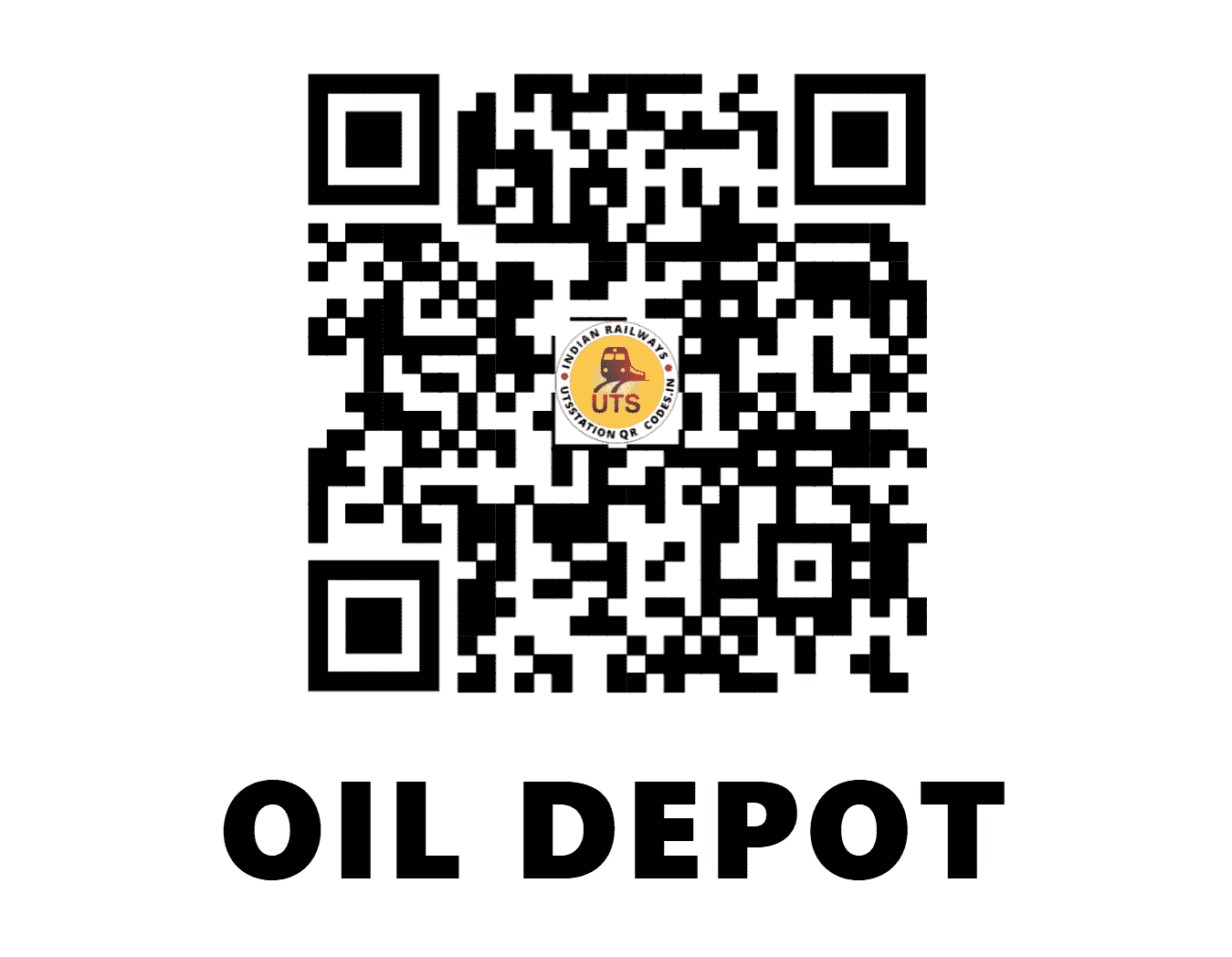 UTS QR Code for OIL DEPOT - BPTO - WR ()