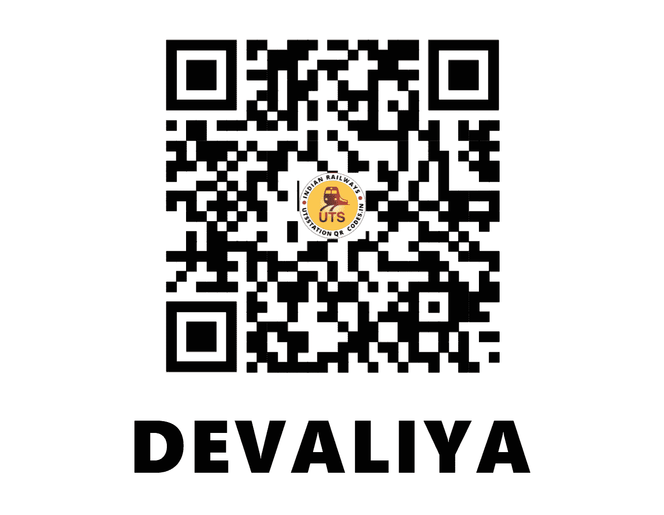 UTS QR Code for DEVALIYA - DVY - WR ()