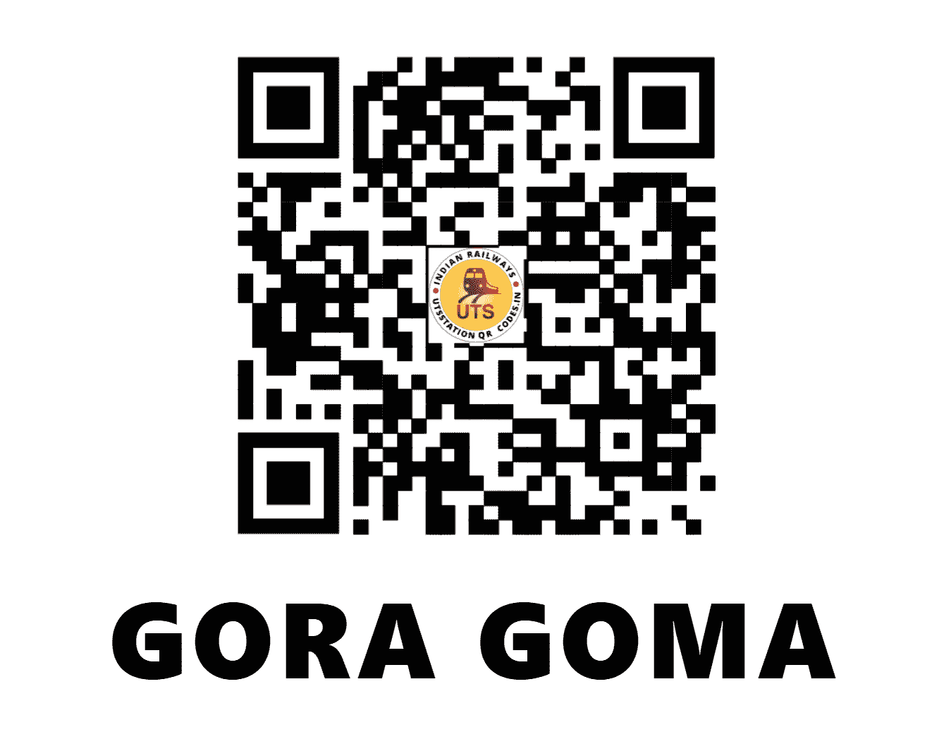 UTS QR Code for GORA GOMA - GGM - WR ()
