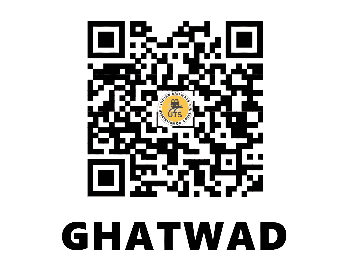 UTS QR Code for GHATWAD - GTWD - WR ()