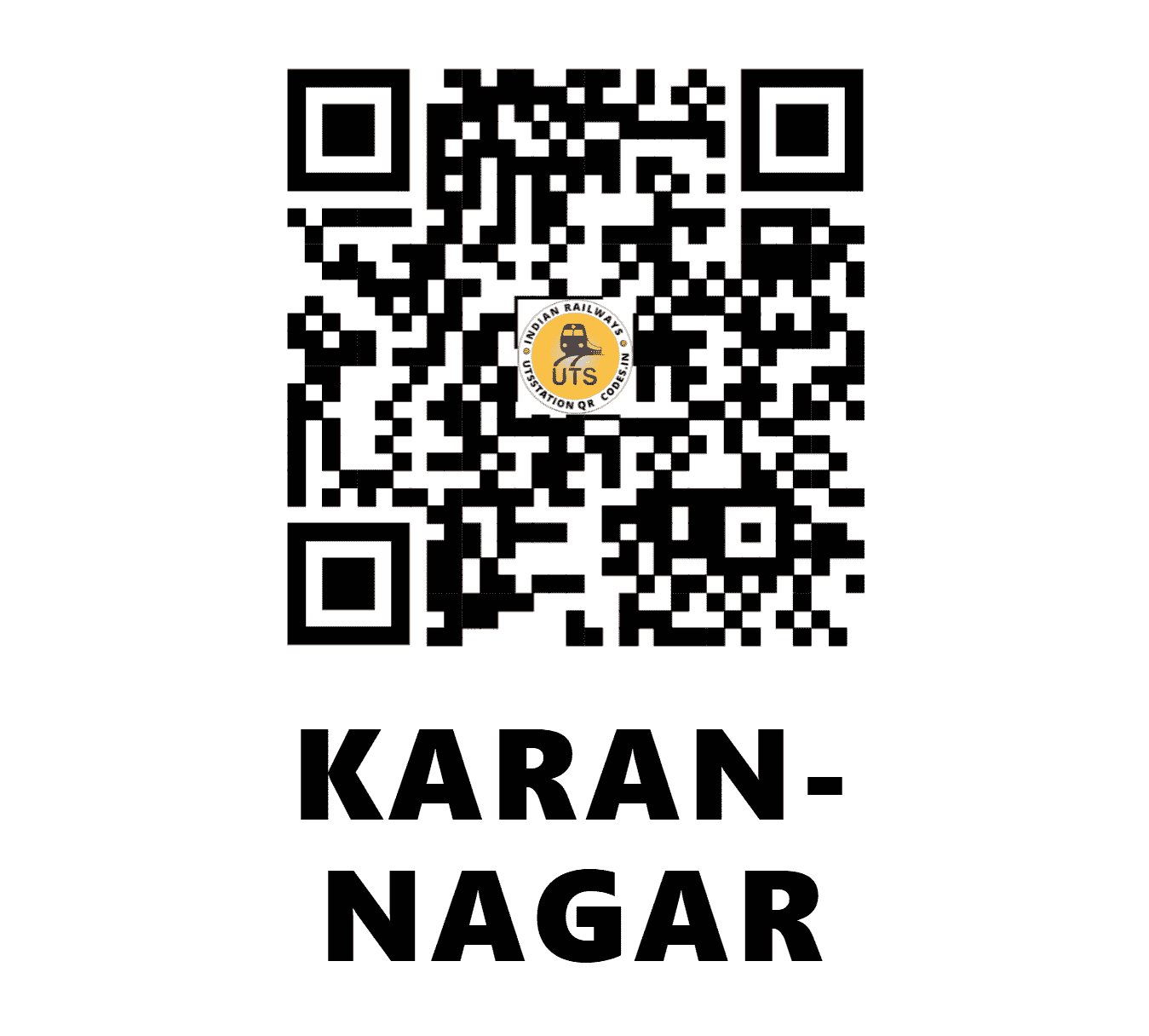 UTS QR Code for KARAN-NAGAR - KANG - WR ()