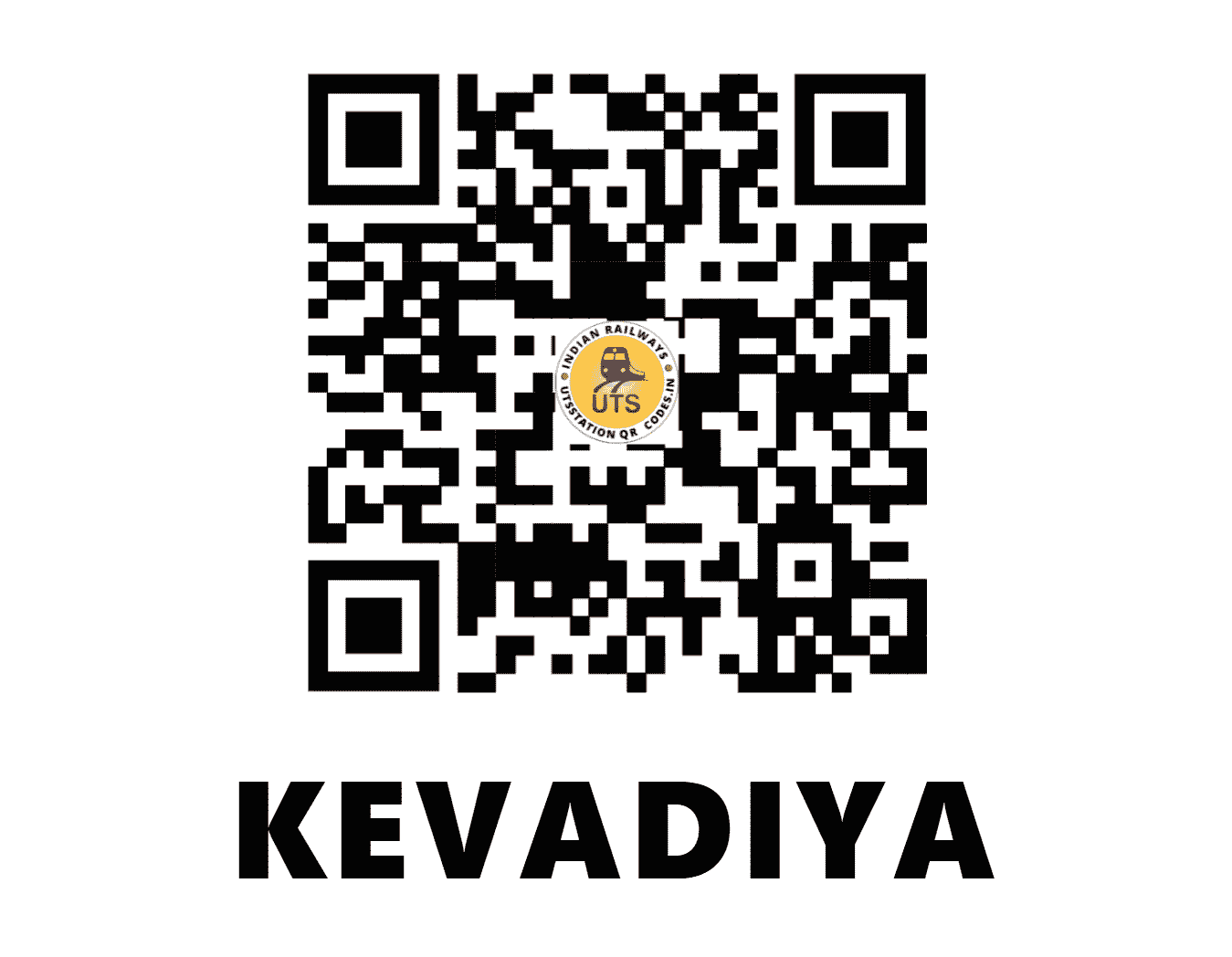 UTS QR Code for KEVADIYA - KDCY - WR ()